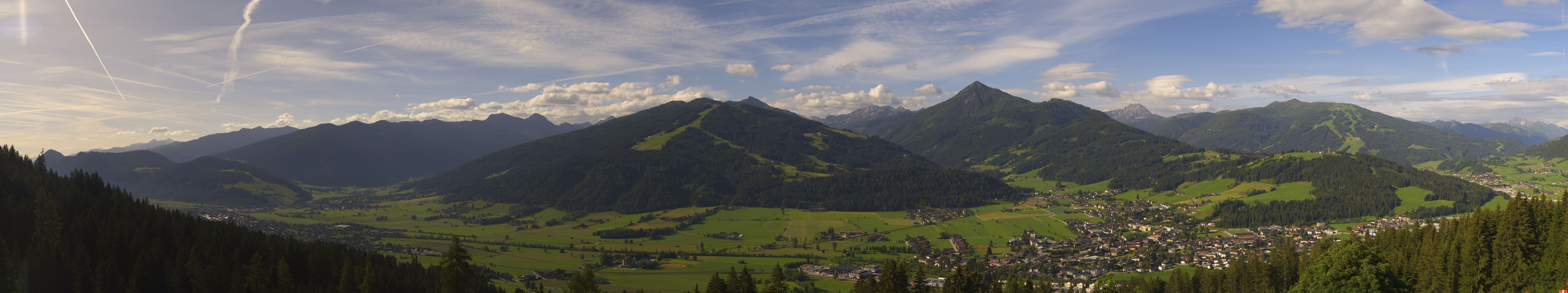 Archived image Webcam Enjoy the view from the 'Berggasthof Habersattgut' into the Enns valley