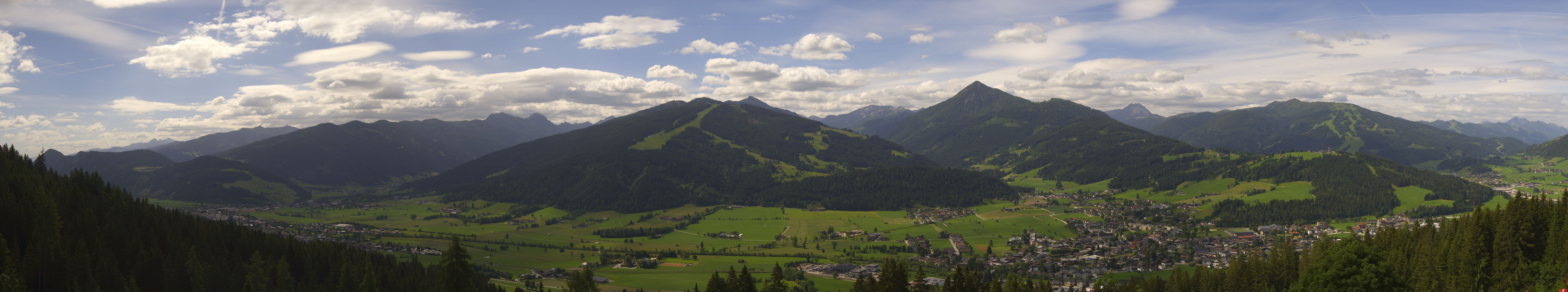 Archived image Webcam Enjoy the view from the 'Berggasthof Habersattgut' into the Enns valley