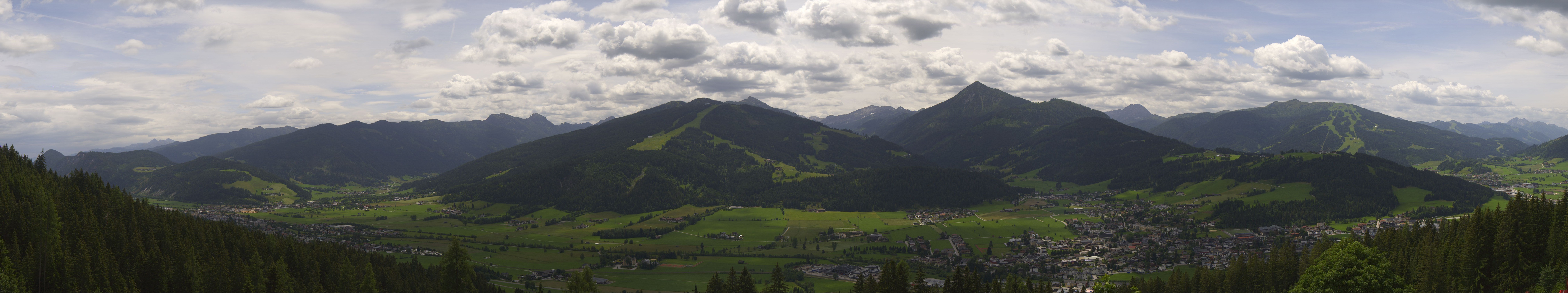 Archiv Foto Webcam Berggasthof Habersattgut: Panoramablick Altenmarkt