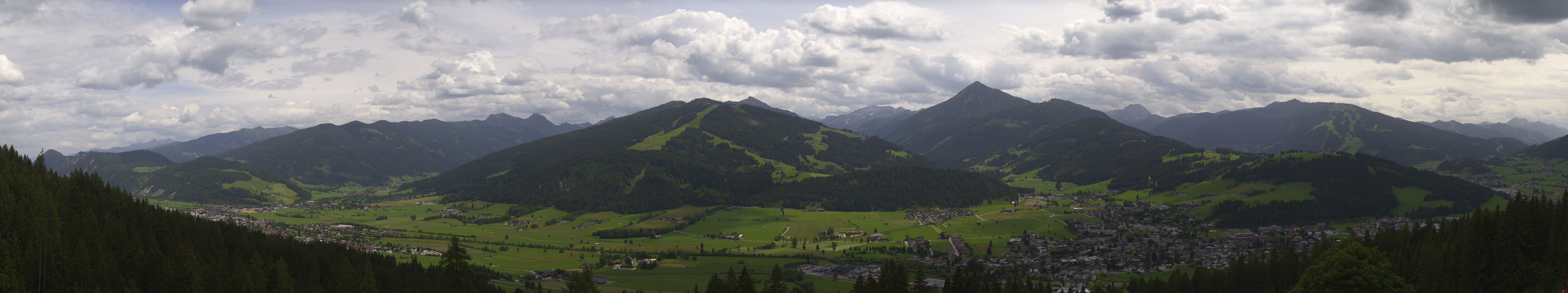 Archiv Foto Webcam Berggasthof Habersattgut: Panoramablick Altenmarkt