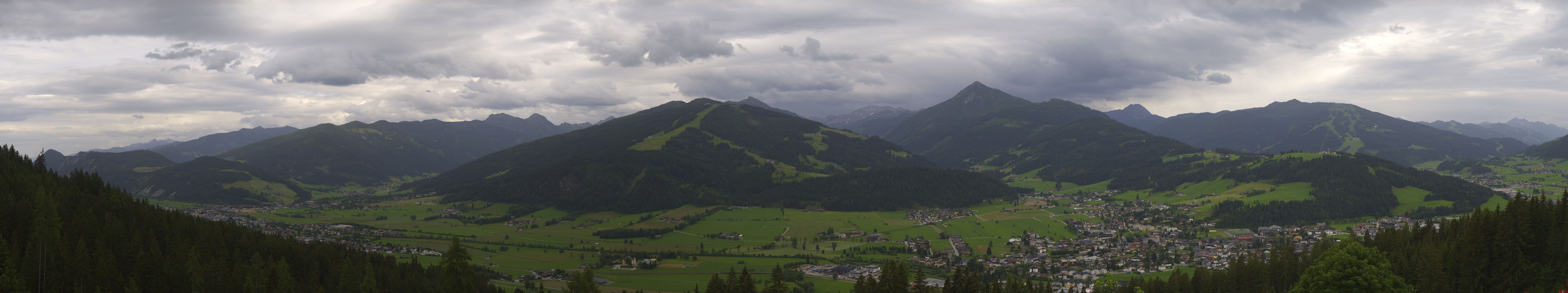 Archiv Foto Webcam Berggasthof Habersattgut: Panoramablick Altenmarkt
