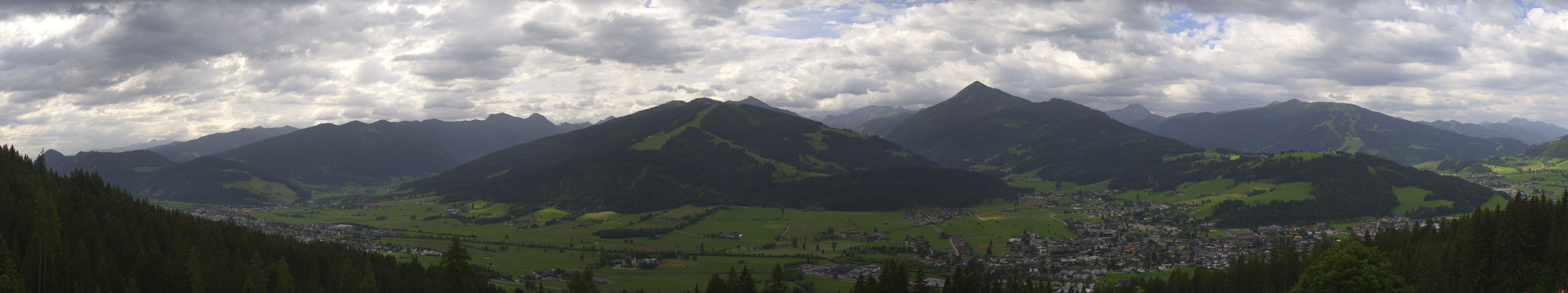 Archiv Foto Webcam Berggasthof Habersattgut: Panoramablick Altenmarkt