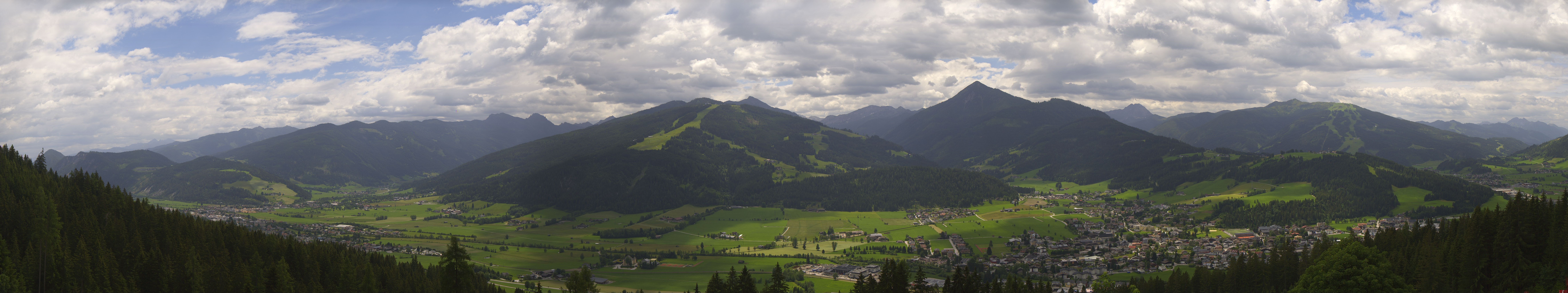 Archiv Foto Webcam Berggasthof Habersattgut: Panoramablick Altenmarkt