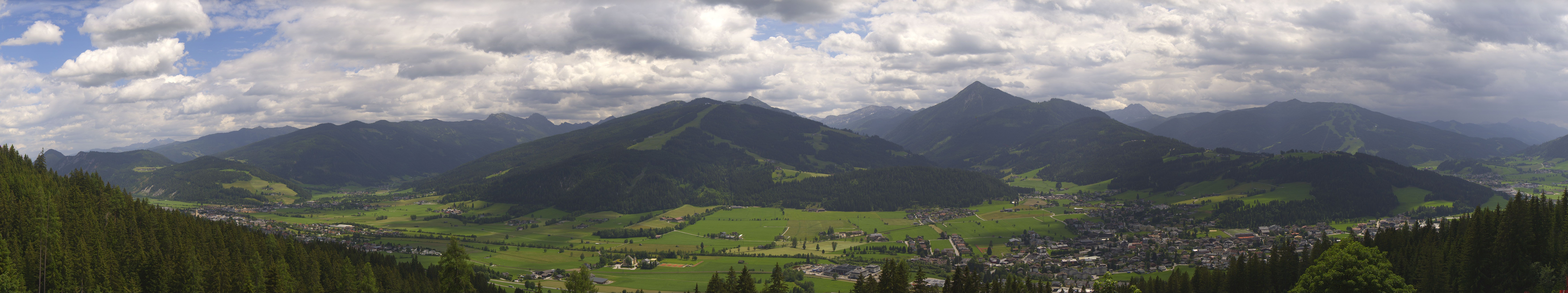 Archiv Foto Webcam Berggasthof Habersattgut: Panoramablick Altenmarkt