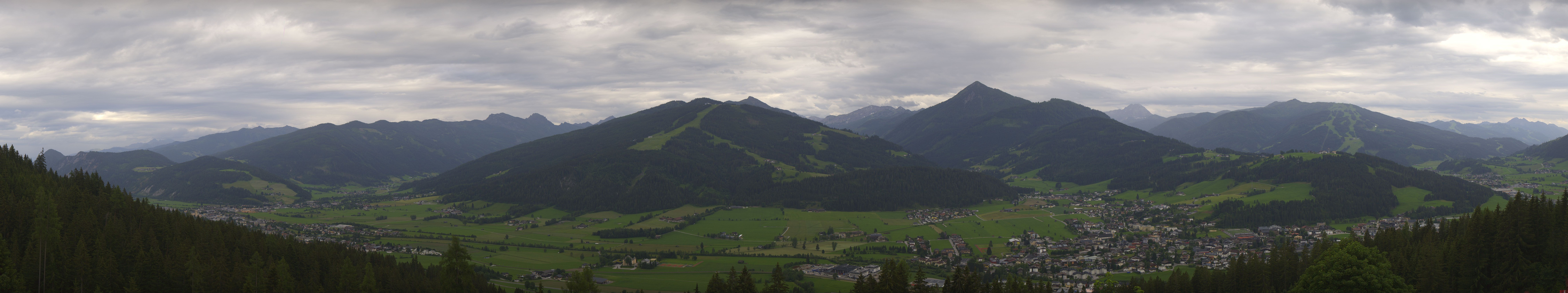 Archiv Foto Webcam Berggasthof Habersattgut: Panoramablick Altenmarkt