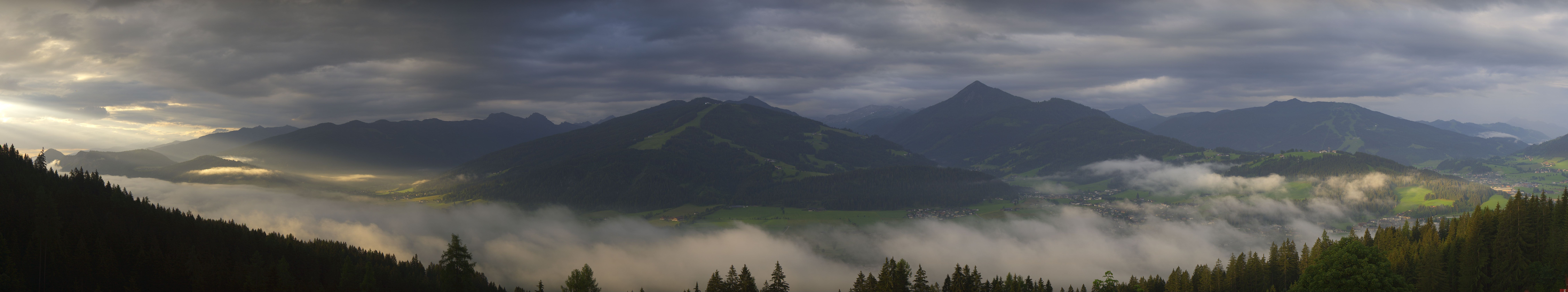 Archiv Foto Webcam Berggasthof Habersattgut: Panoramablick Altenmarkt