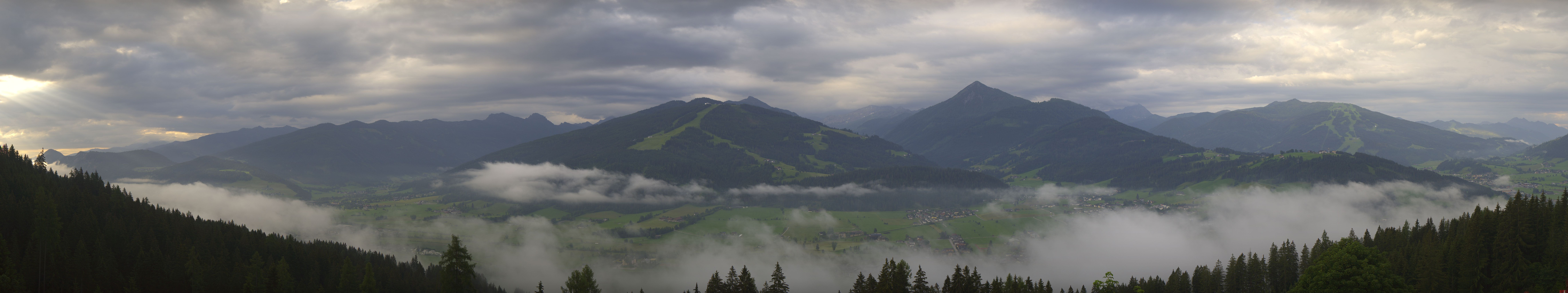Archiv Foto Webcam Berggasthof Habersattgut: Panoramablick Altenmarkt