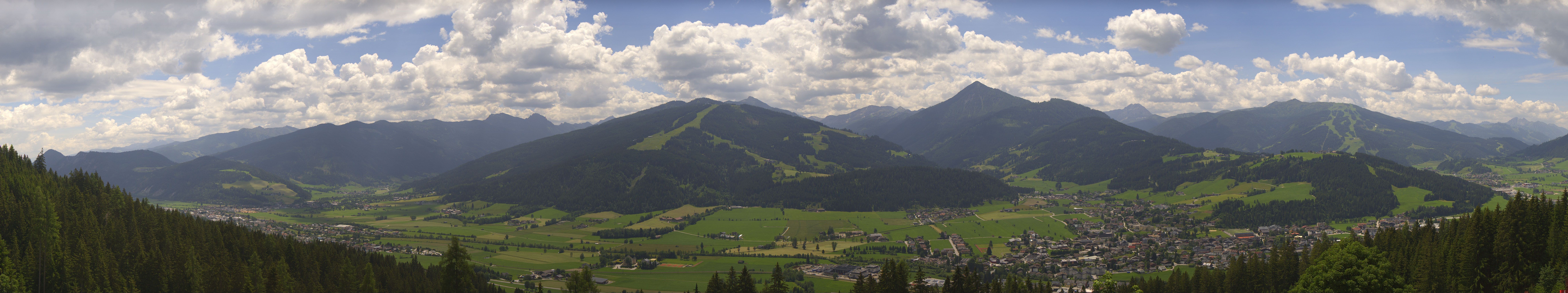 Archiv Foto Webcam Berggasthof Habersattgut: Panoramablick Altenmarkt