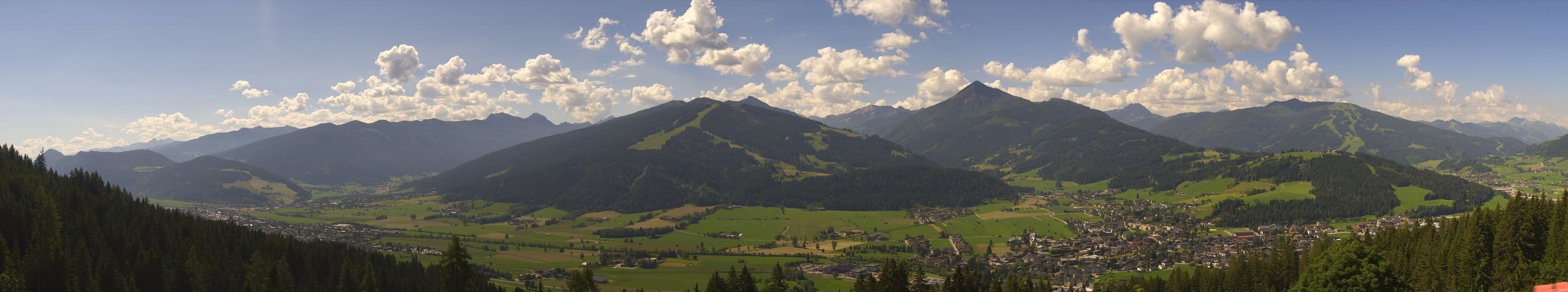 Archiv Foto Webcam Berggasthof Habersattgut: Panoramablick Altenmarkt