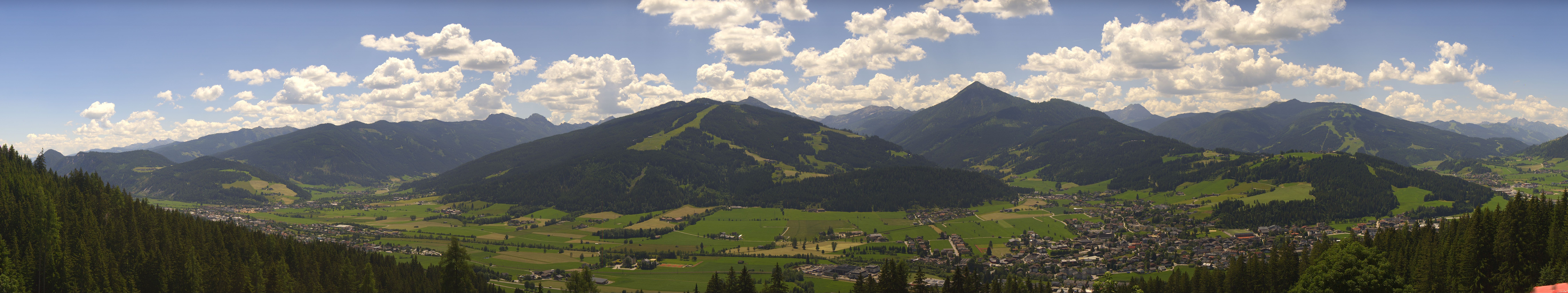 Archived image Webcam Enjoy the view from the 'Berggasthof Habersattgut' into the Enns valley