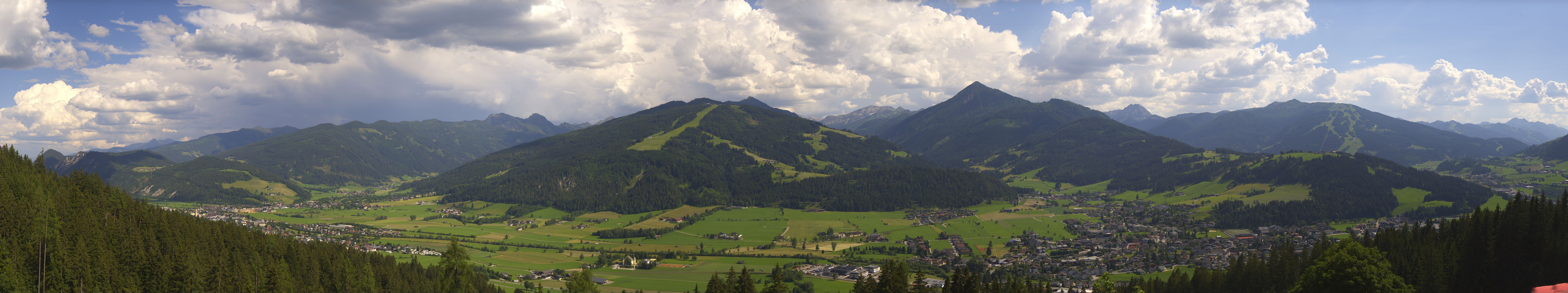 Archiv Foto Webcam Berggasthof Habersattgut: Panoramablick Altenmarkt