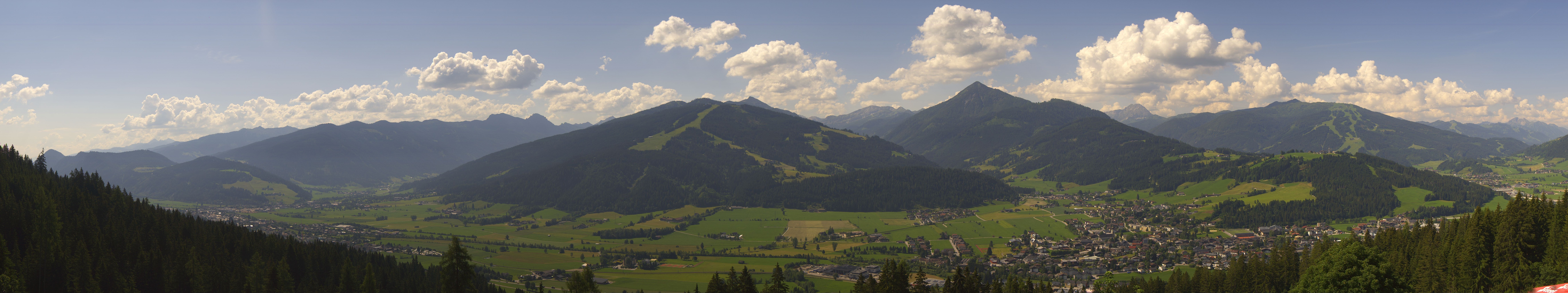 Archiv Foto Webcam Berggasthof Habersattgut: Panoramablick Altenmarkt