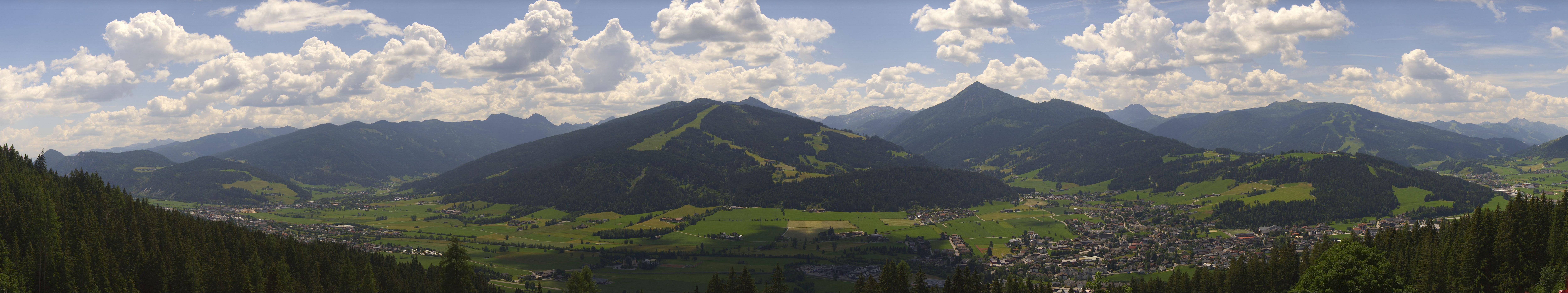 Archiv Foto Webcam Berggasthof Habersattgut: Panoramablick Altenmarkt