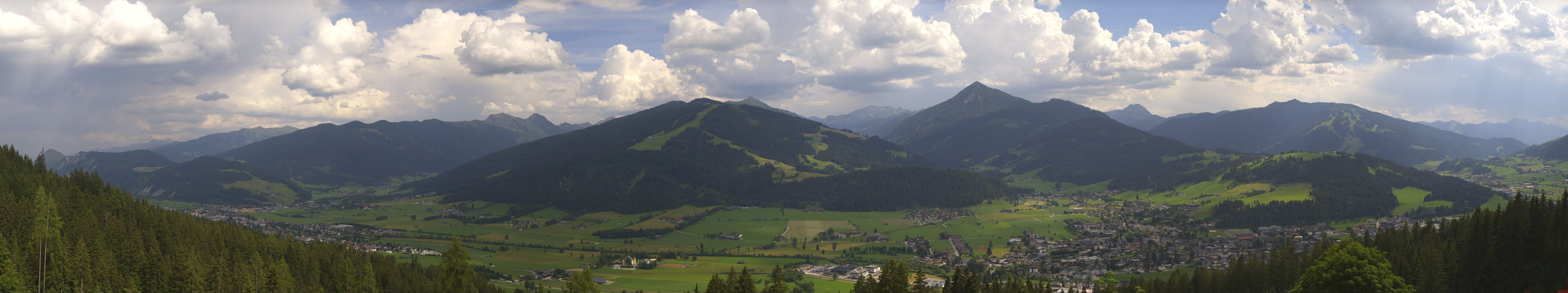 Archiv Foto Webcam Berggasthof Habersattgut: Panoramablick Altenmarkt