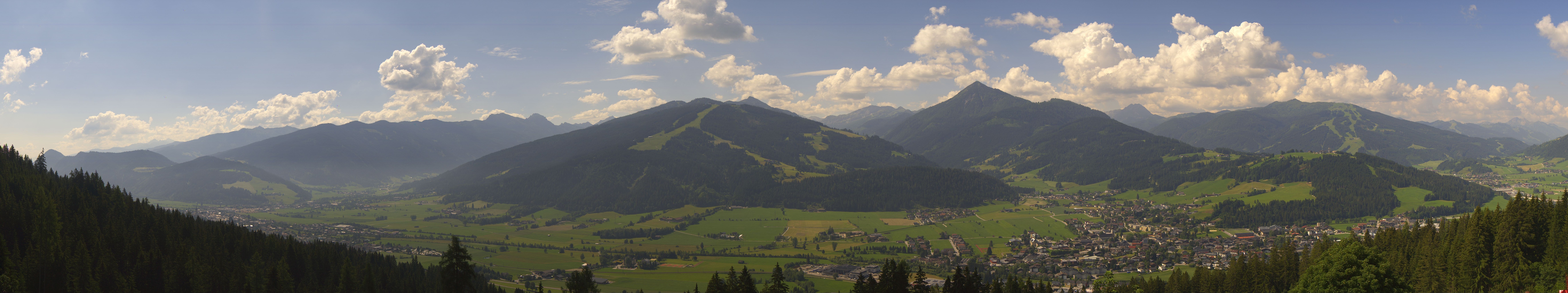 Archiv Foto Webcam Berggasthof Habersattgut: Panoramablick Altenmarkt