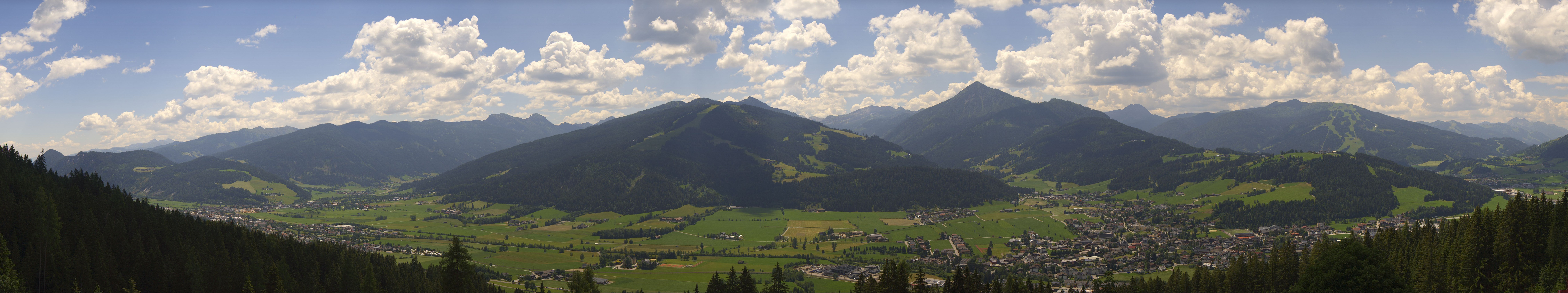 Archiv Foto Webcam Berggasthof Habersattgut: Panoramablick Altenmarkt