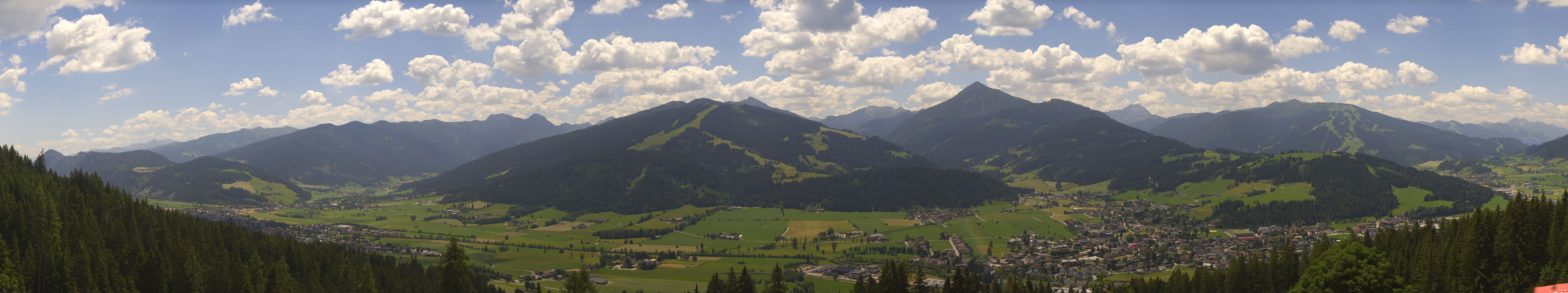 Archiv Foto Webcam Berggasthof Habersattgut: Panoramablick Altenmarkt