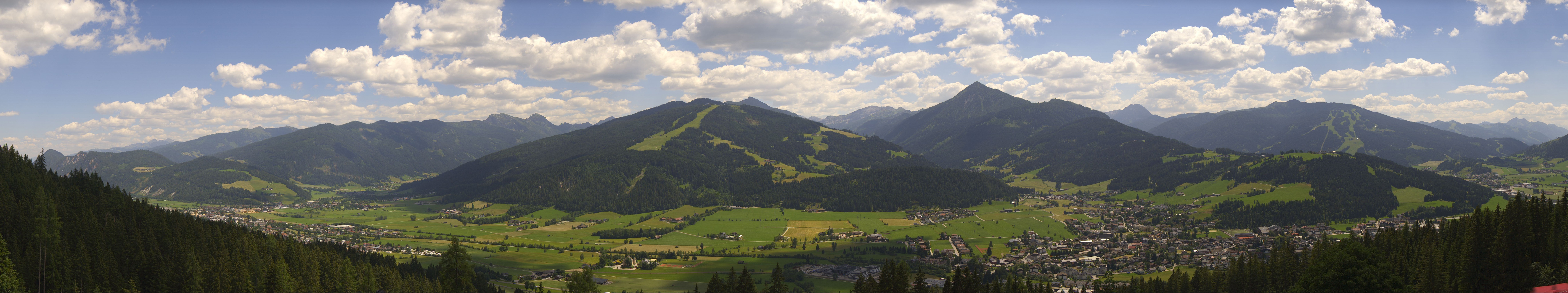 Archiv Foto Webcam Berggasthof Habersattgut: Panoramablick Altenmarkt