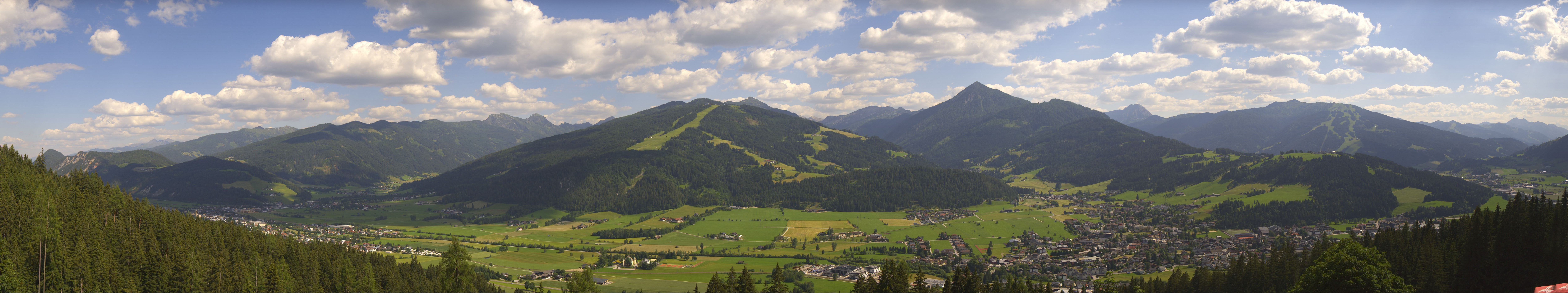 Archiv Foto Webcam Berggasthof Habersattgut: Panoramablick Altenmarkt