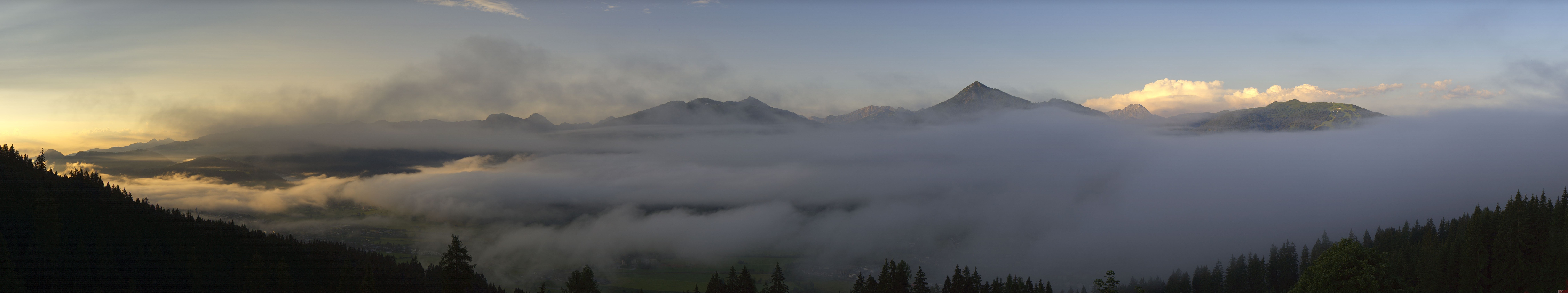 Archived image Webcam Enjoy the view from the 'Berggasthof Habersattgut' into the Enns valley