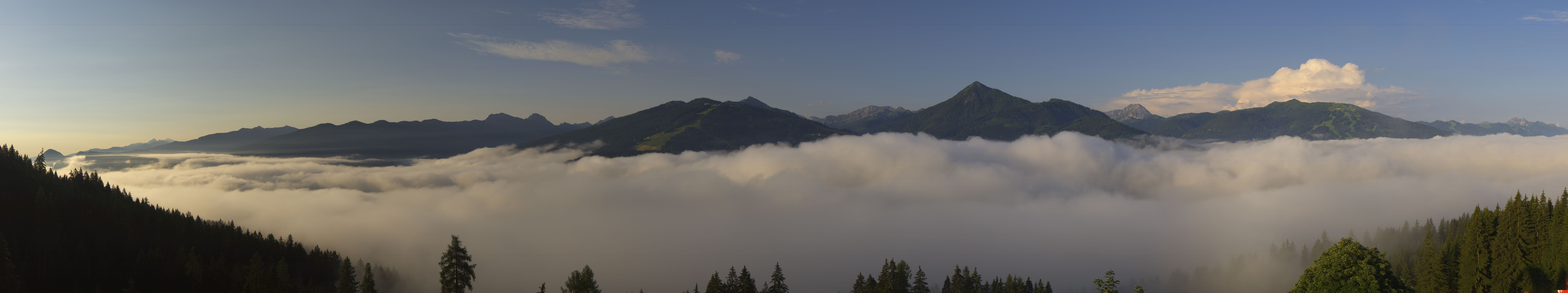 Archived image Webcam Enjoy the view from the 'Berggasthof Habersattgut' into the Enns valley