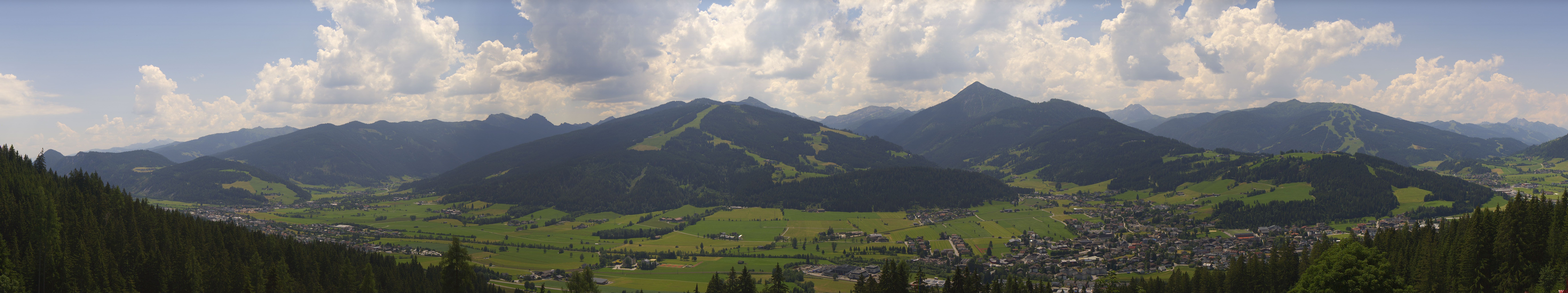 Archived image Webcam Enjoy the view from the 'Berggasthof Habersattgut' into the Enns valley
