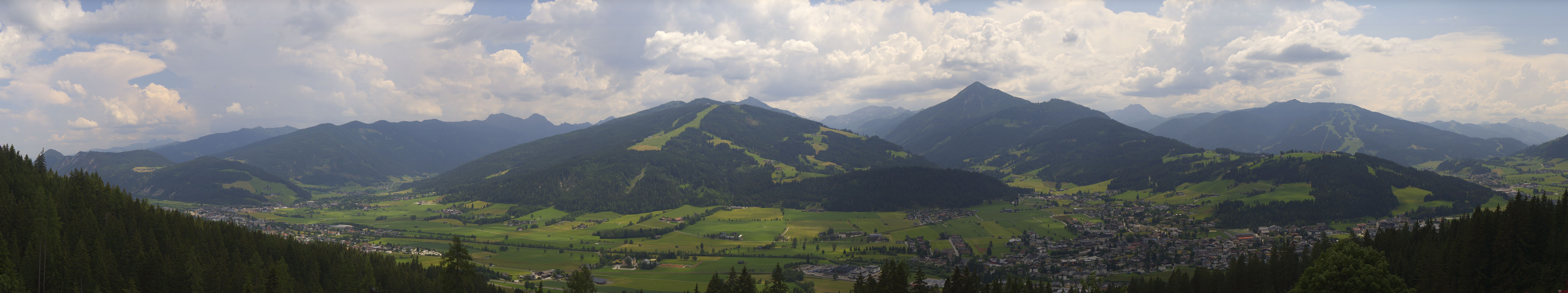 Archived image Webcam Enjoy the view from the 'Berggasthof Habersattgut' into the Enns valley