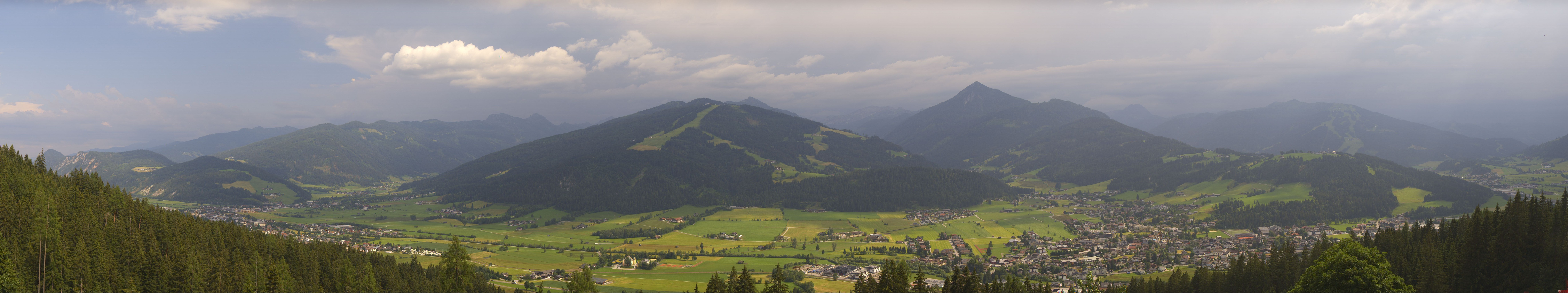 Archived image Webcam Enjoy the view from the 'Berggasthof Habersattgut' into the Enns valley