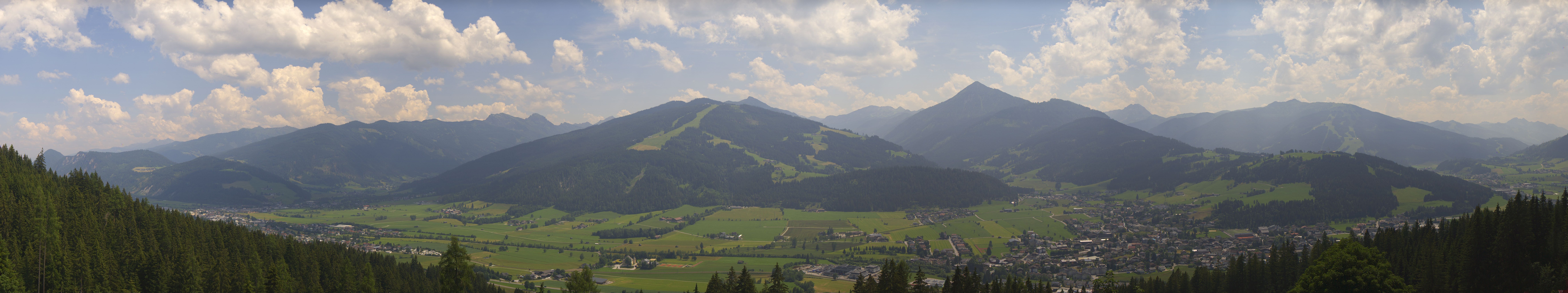 Archiv Foto Webcam Berggasthof Habersattgut: Panoramablick Altenmarkt