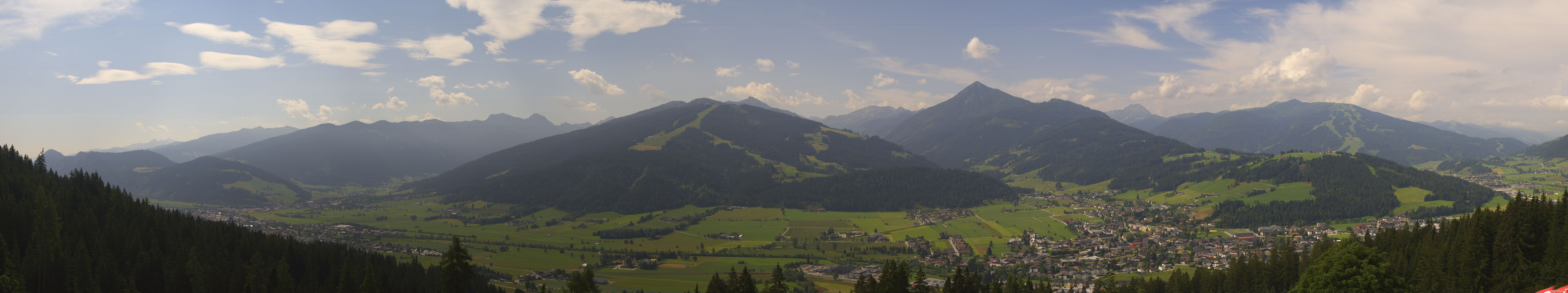 Archiv Foto Webcam Berggasthof Habersattgut: Panoramablick Altenmarkt