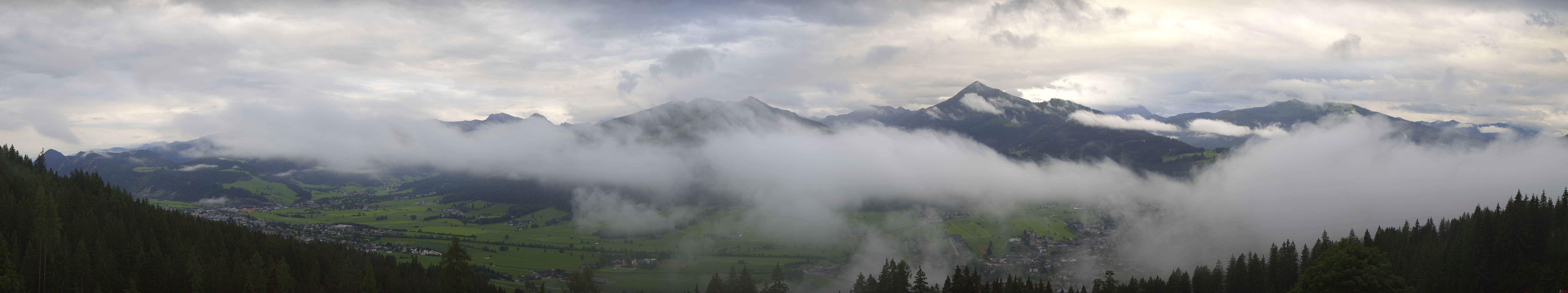Archiv Foto Webcam Berggasthof Habersattgut: Panoramablick Altenmarkt