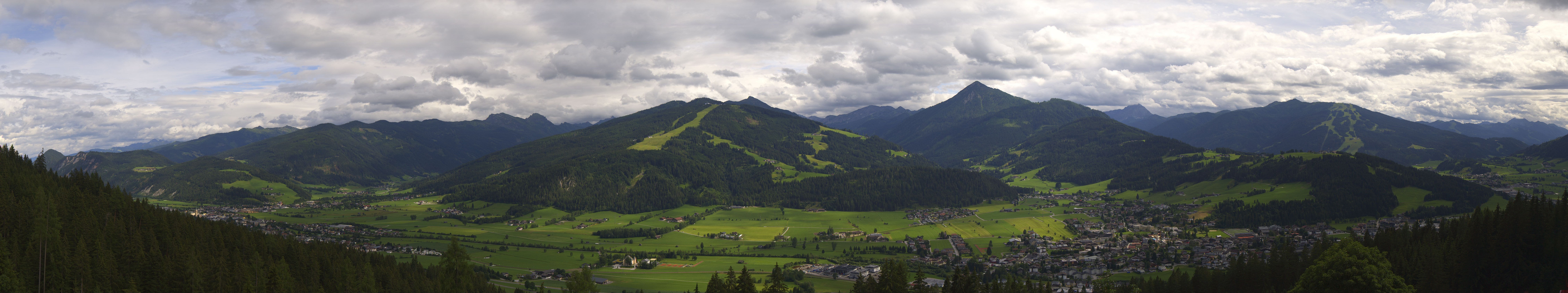 Archiv Foto Webcam Berggasthof Habersattgut: Panoramablick Altenmarkt