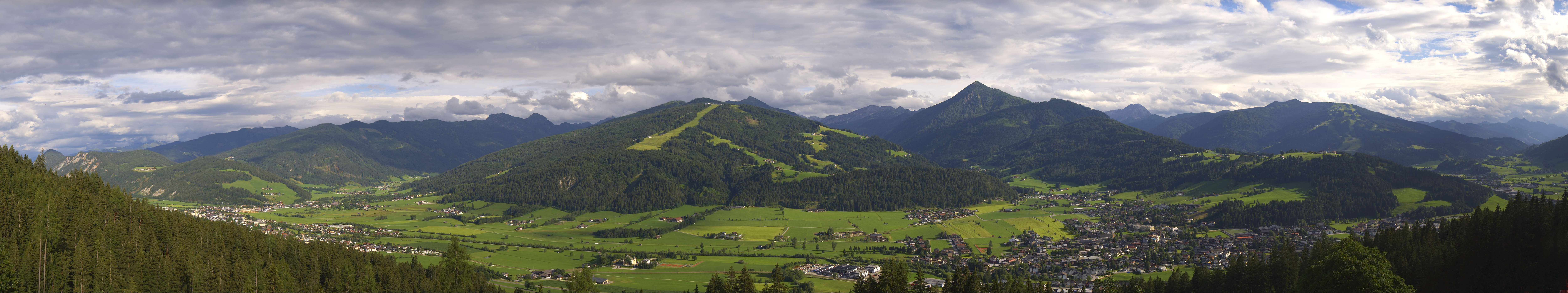 Archiv Foto Webcam Berggasthof Habersattgut: Panoramablick Altenmarkt