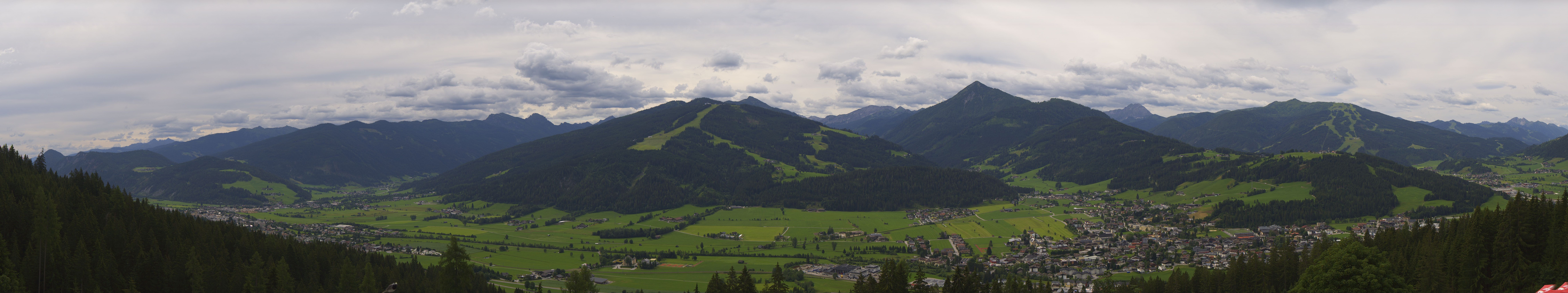 Archiv Foto Webcam Berggasthof Habersattgut: Panoramablick Altenmarkt