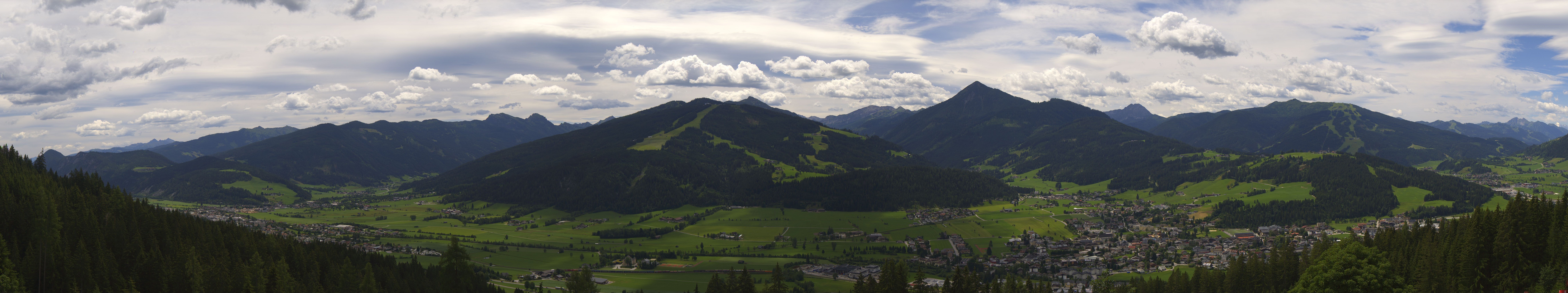 Archiv Foto Webcam Berggasthof Habersattgut: Panoramablick Altenmarkt