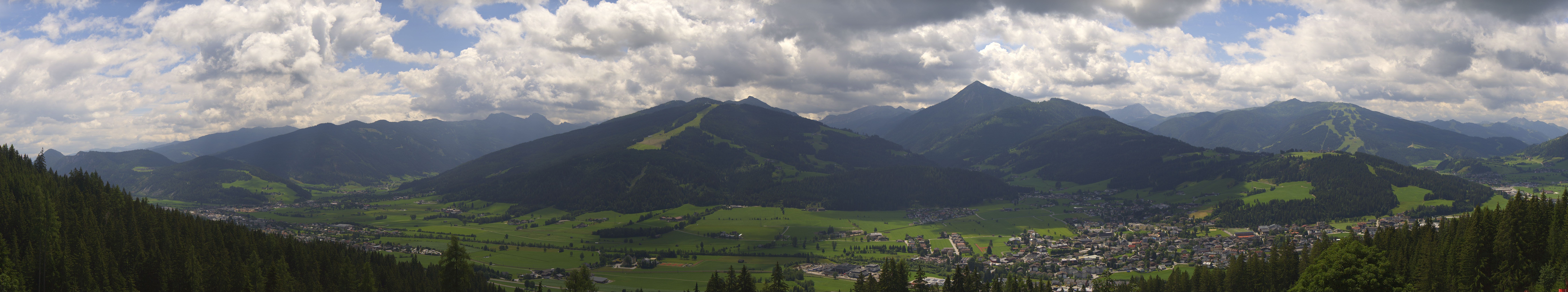 Archiv Foto Webcam Berggasthof Habersattgut: Panoramablick Altenmarkt