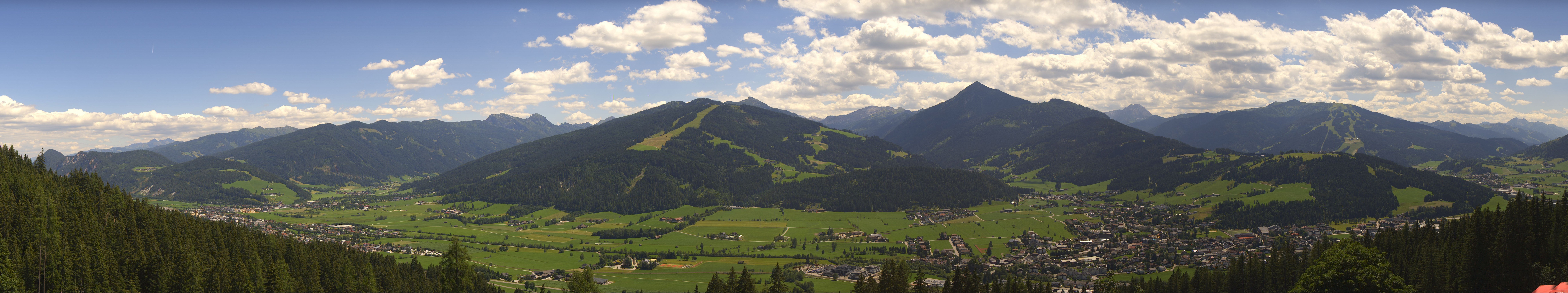 Archiv Foto Webcam Berggasthof Habersattgut: Panoramablick Altenmarkt