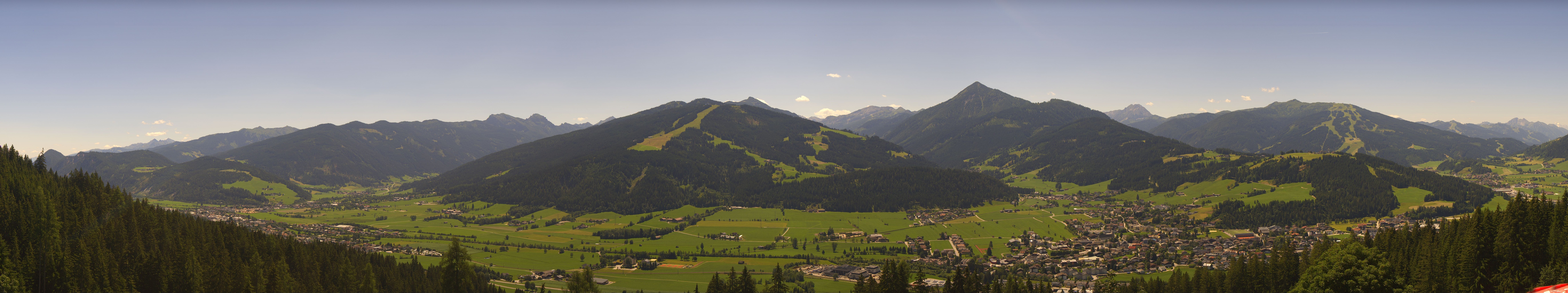 Archiv Foto Webcam Berggasthof Habersattgut: Panoramablick Altenmarkt