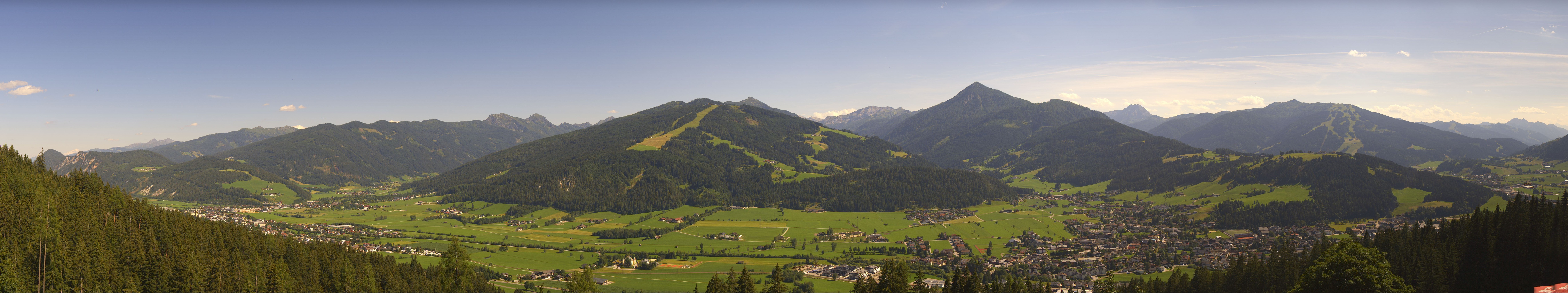 Archived image Webcam Enjoy the view from the 'Berggasthof Habersattgut' into the Enns valley
