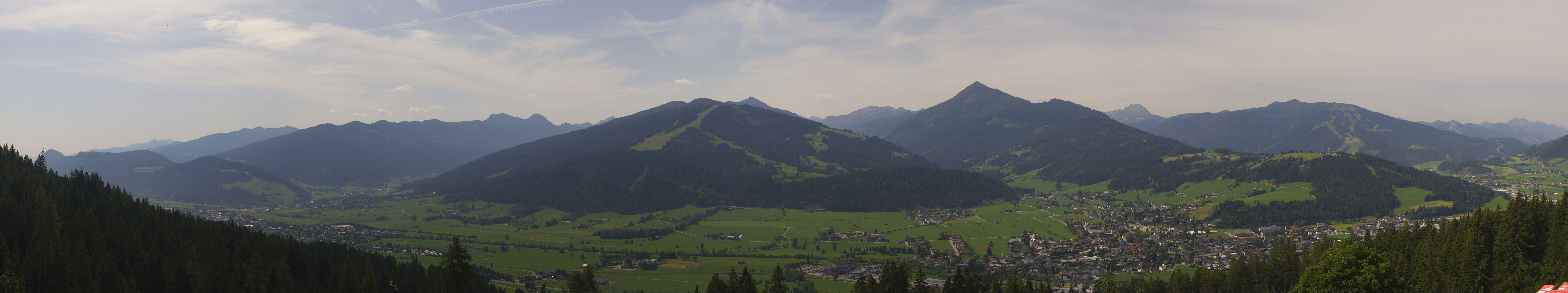 Archived image Webcam Enjoy the view from the 'Berggasthof Habersattgut' into the Enns valley