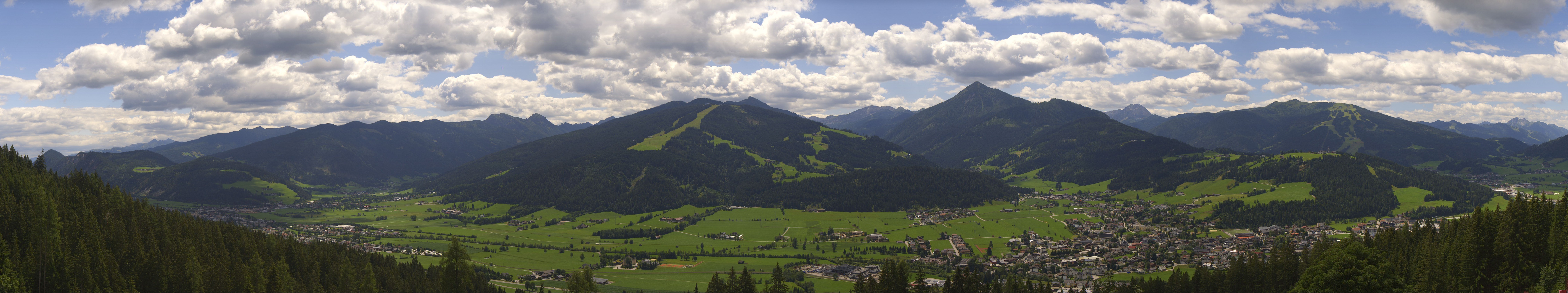 Archived image Webcam Enjoy the view from the 'Berggasthof Habersattgut' into the Enns valley