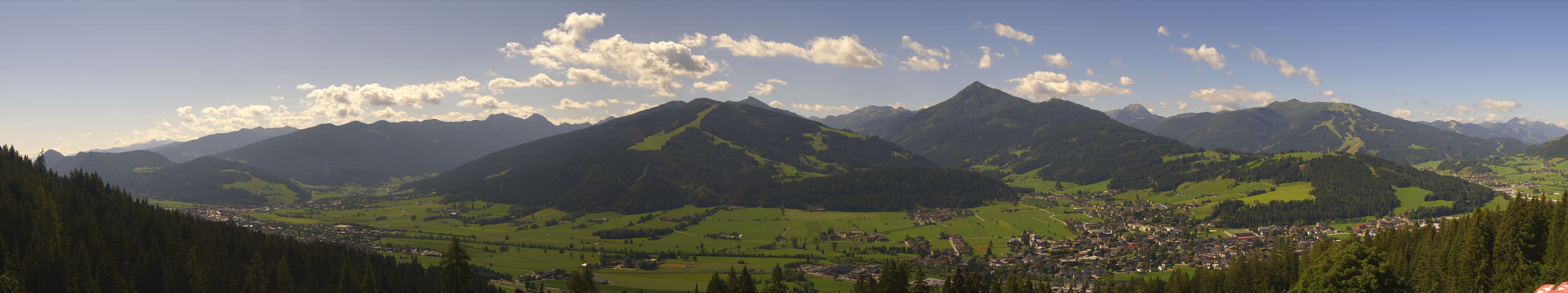 Archiv Foto Webcam Berggasthof Habersattgut: Panoramablick Altenmarkt