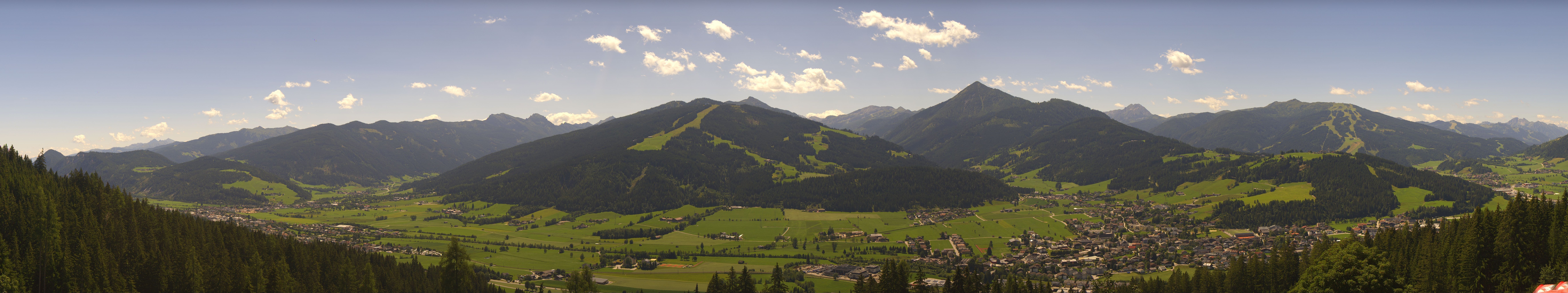 Archiv Foto Webcam Berggasthof Habersattgut: Panoramablick Altenmarkt