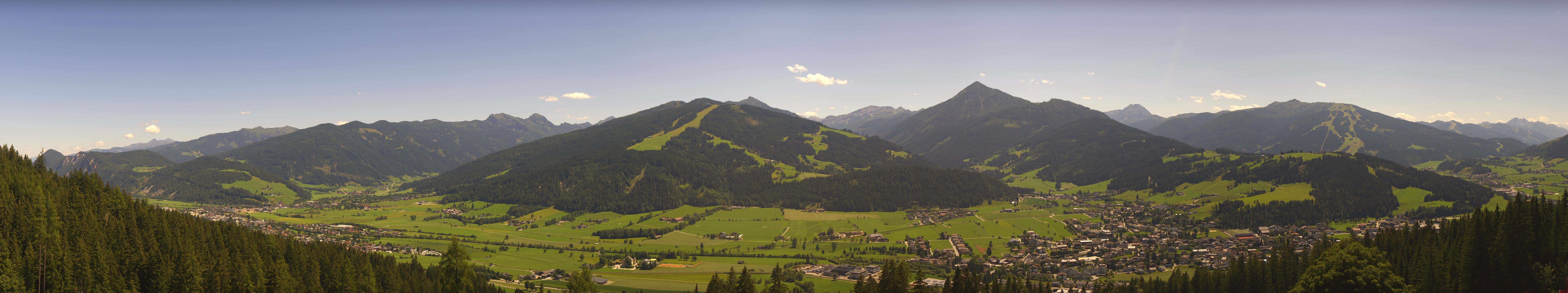 Archiv Foto Webcam Berggasthof Habersattgut: Panoramablick Altenmarkt