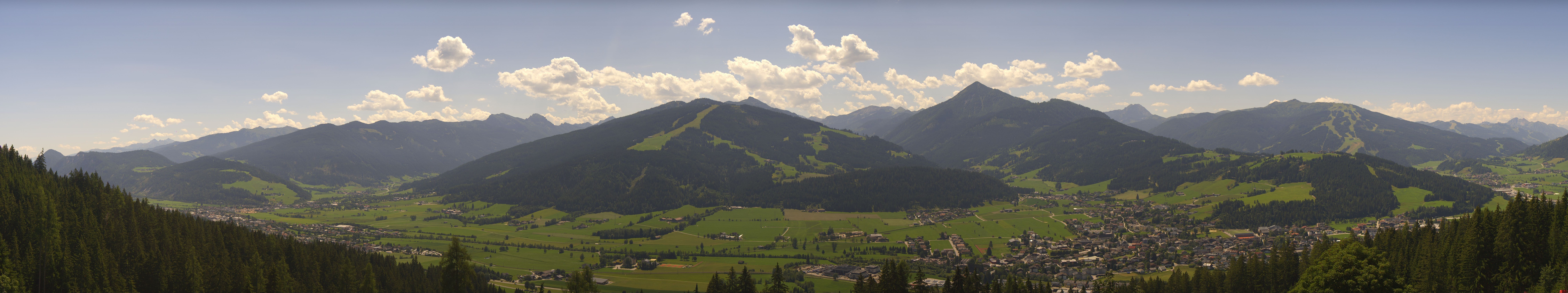 Archiv Foto Webcam Berggasthof Habersattgut: Panoramablick Altenmarkt