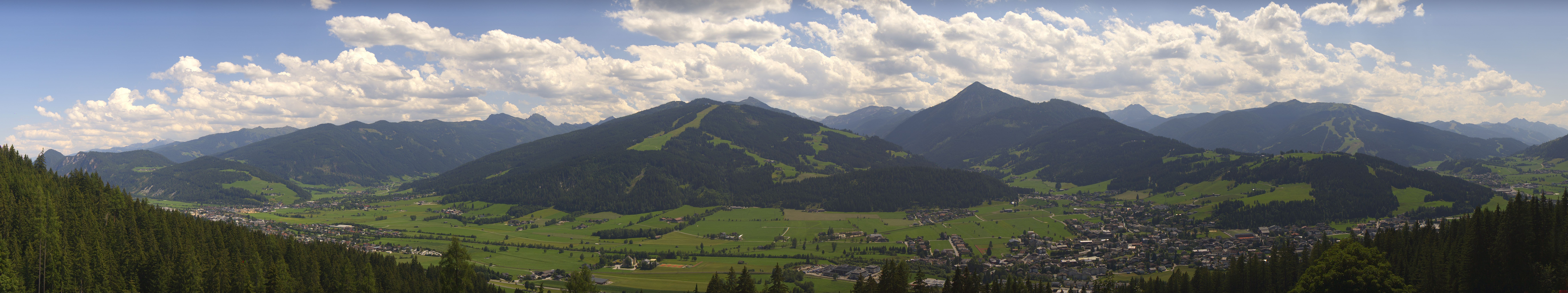 Archiv Foto Webcam Berggasthof Habersattgut: Panoramablick Altenmarkt