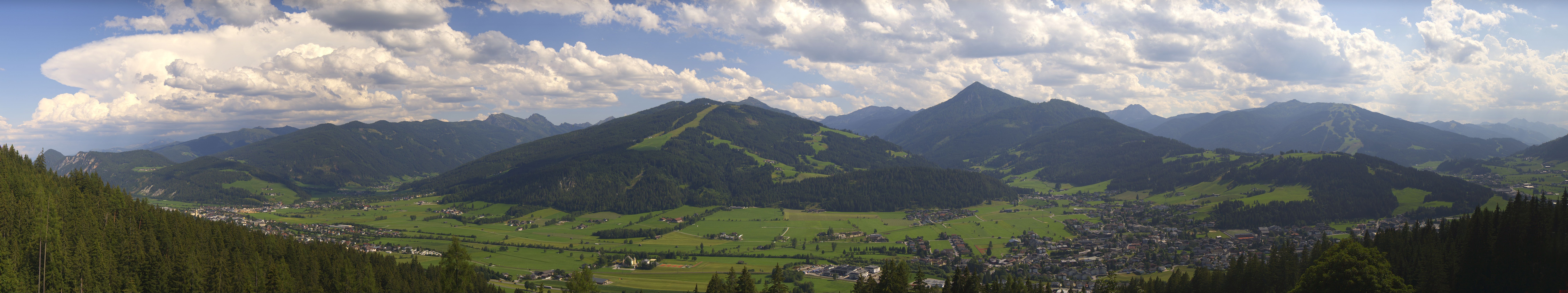 Archiv Foto Webcam Berggasthof Habersattgut: Panoramablick Altenmarkt