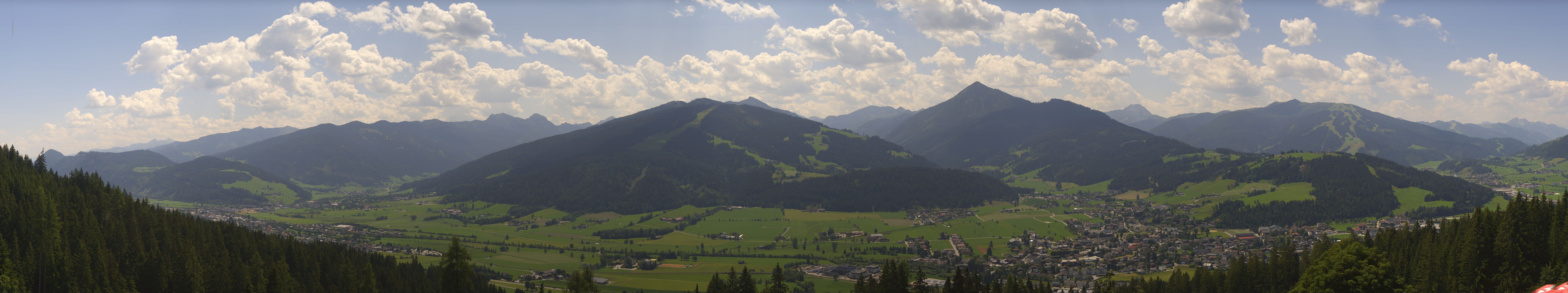 Archiv Foto Webcam Berggasthof Habersattgut: Panoramablick Altenmarkt