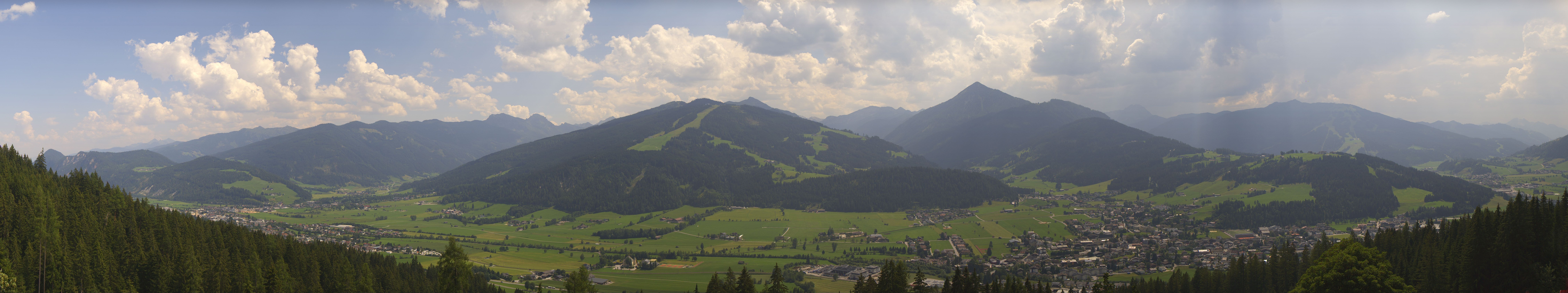 Archived image Webcam Enjoy the view from the 'Berggasthof Habersattgut' into the Enns valley
