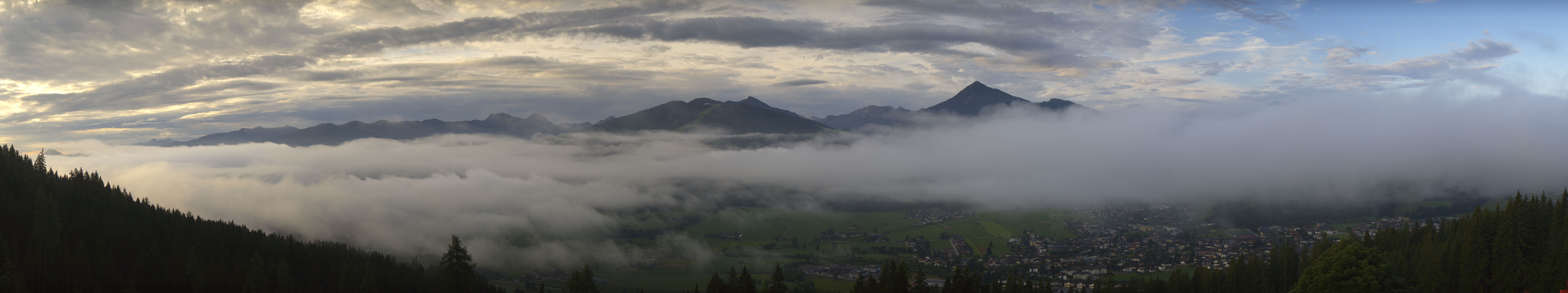 Archiv Foto Webcam Berggasthof Habersattgut: Panoramablick Altenmarkt
